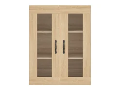 Armario de pared madera ingeniería roble Sonoma 69,5x34x90 cm