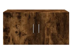 Armario de pared madera ingeniería roble ahumado 80x42,5x40 cm