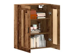 Armario de pared madera vieja 69,5x34x90 cm madera contrachapada