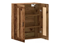 Armario de pared madera vieja 69,5x34x90 cm madera contrachapada