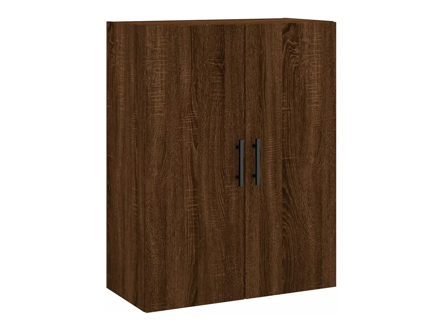Armario de pared marrón roble 69,5x34x90 cm