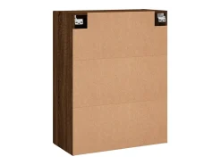 Armario de pared marrón roble 69,5x34x90 cm