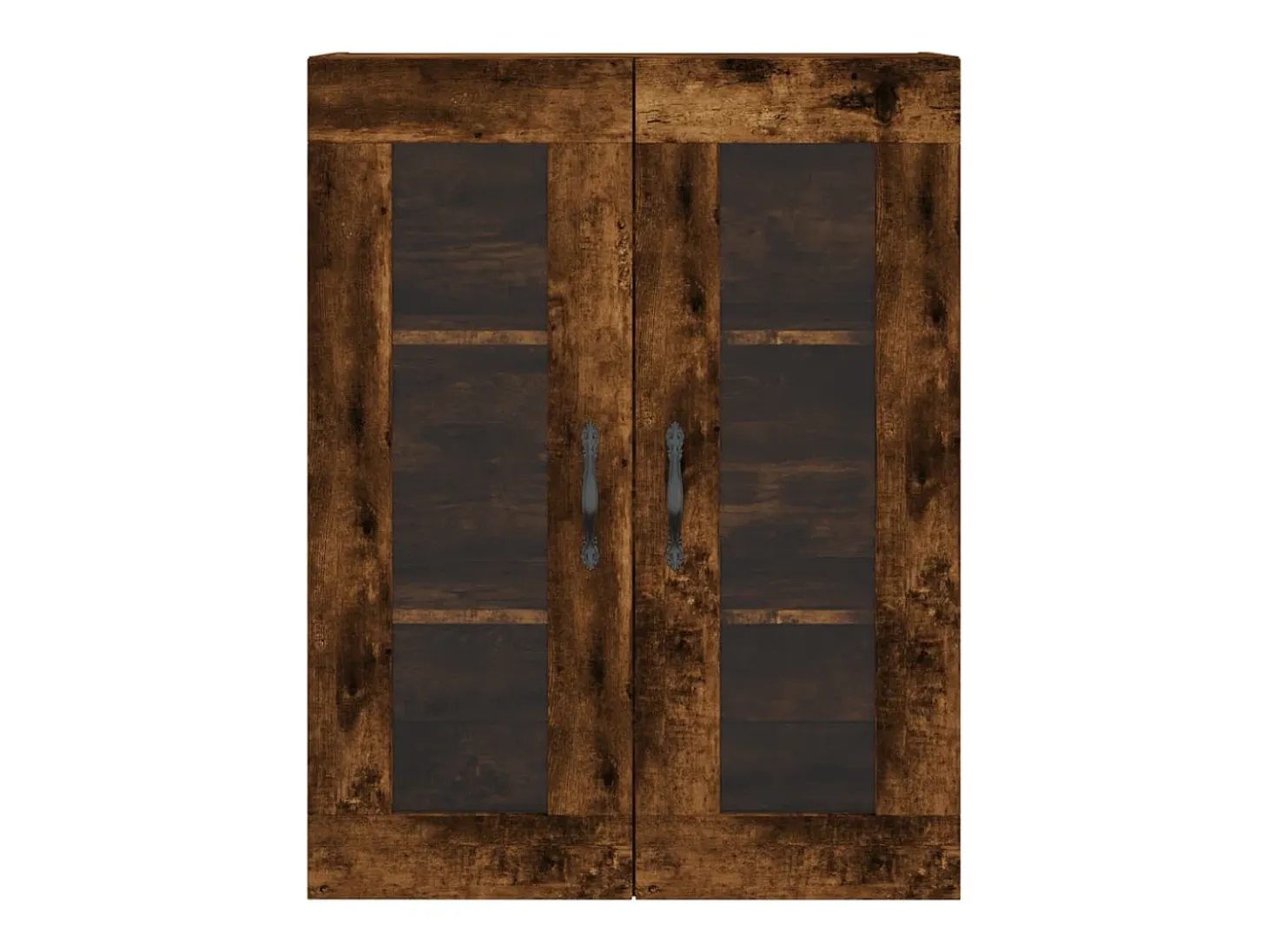 Armario de pared roble ahumado 69,5x34x90 cm madera de ingeniería