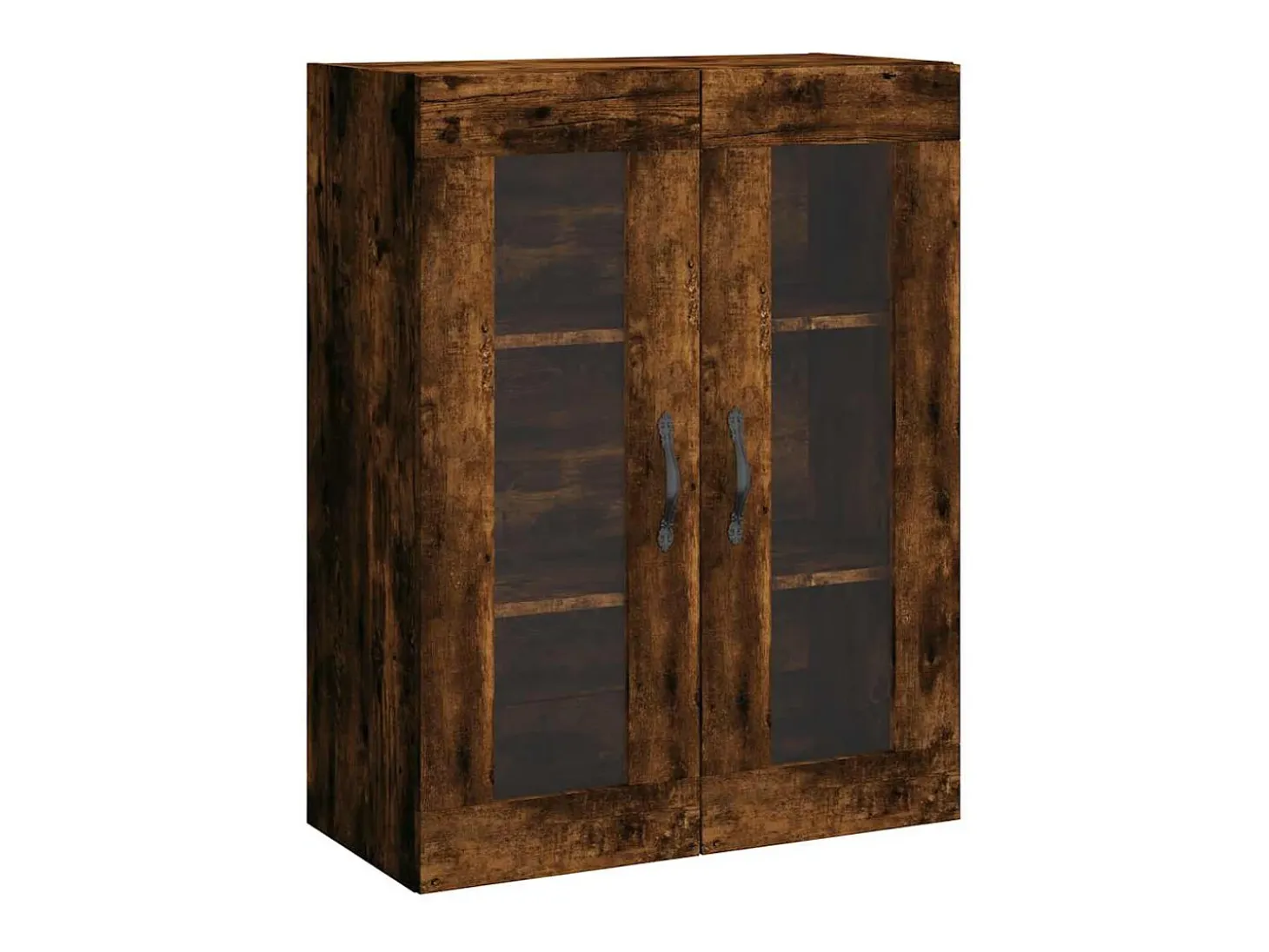 Armario de pared roble ahumado 69,5x34x90 cm madera de ingeniería