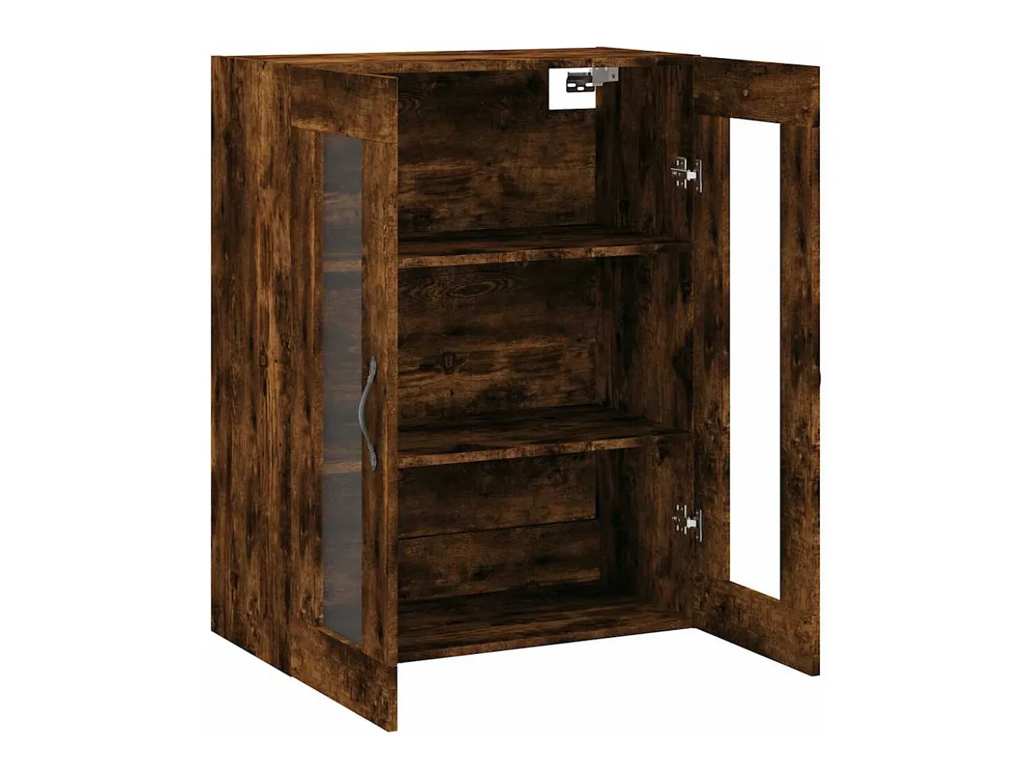 Armario de pared roble ahumado 69,5x34x90 cm madera de ingeniería