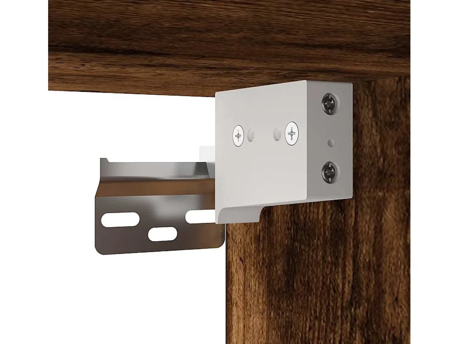 Armario de pared roble ahumado 69,5x34x90 cm madera de ingeniería
