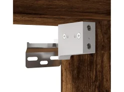 Armario de pared roble ahumado 40x42,5x40 cm madera de ingeniería
