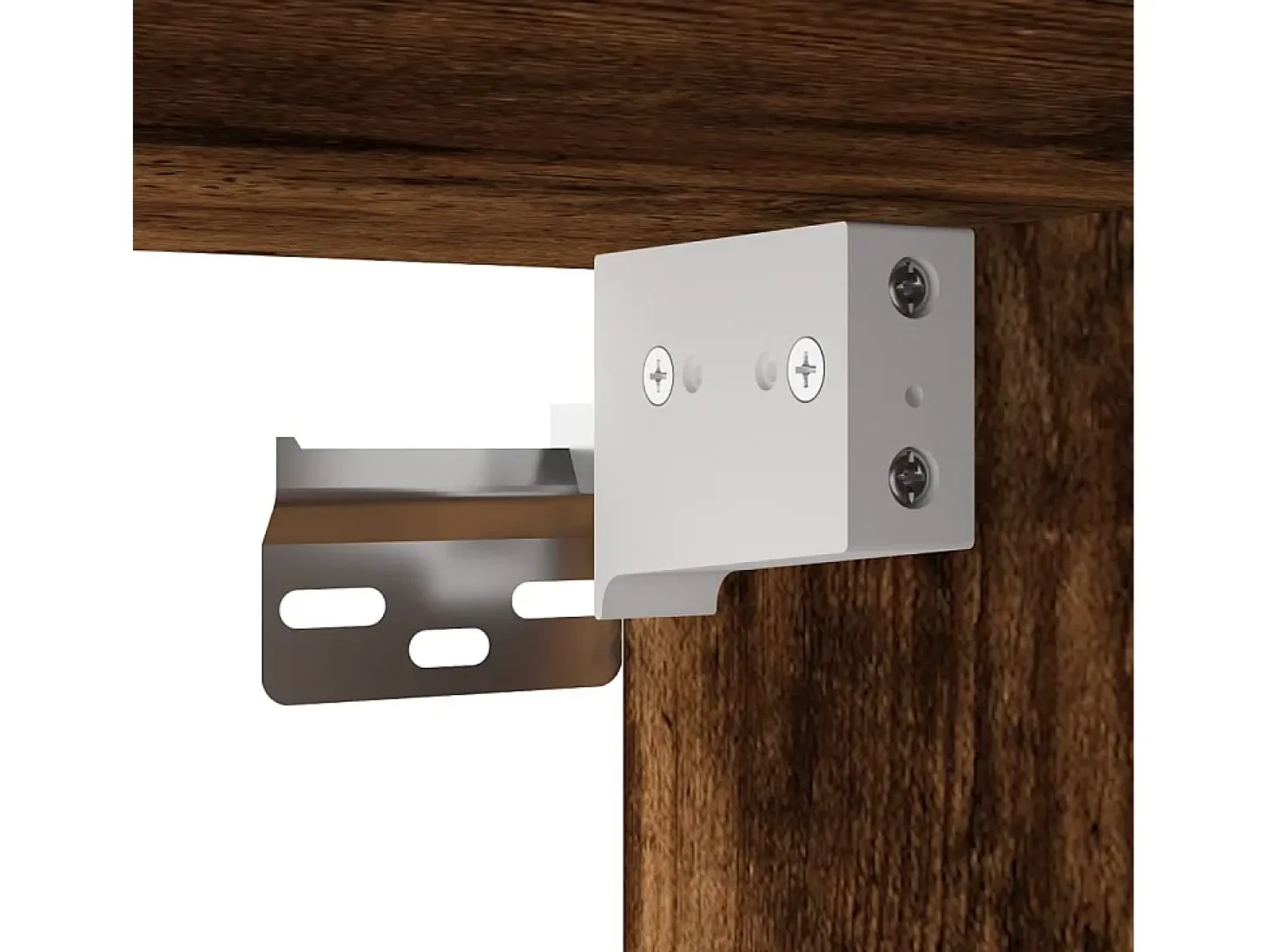 Armario de pared roble ahumado 70x42,5x40 cm madera de ingeniería