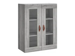 Armario de pared Sonoma gris 69,5x34x90 cm