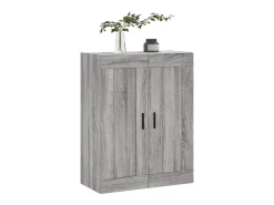 Armario de pared Sonoma gris 69,5x34x90 cm madera de ingeniería