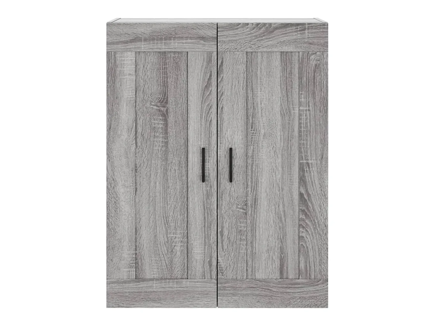 Armario de pared Sonoma gris 69,5x34x90 cm madera de ingeniería