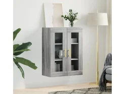 Armario de pared Sonoma gris 69,5x34x90 cm