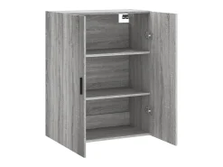 Armario de pared Sonoma gris 69,5x34x90 cm