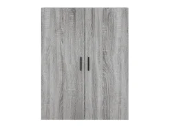 Armario de pared Sonoma gris 69,5x34x90 cm