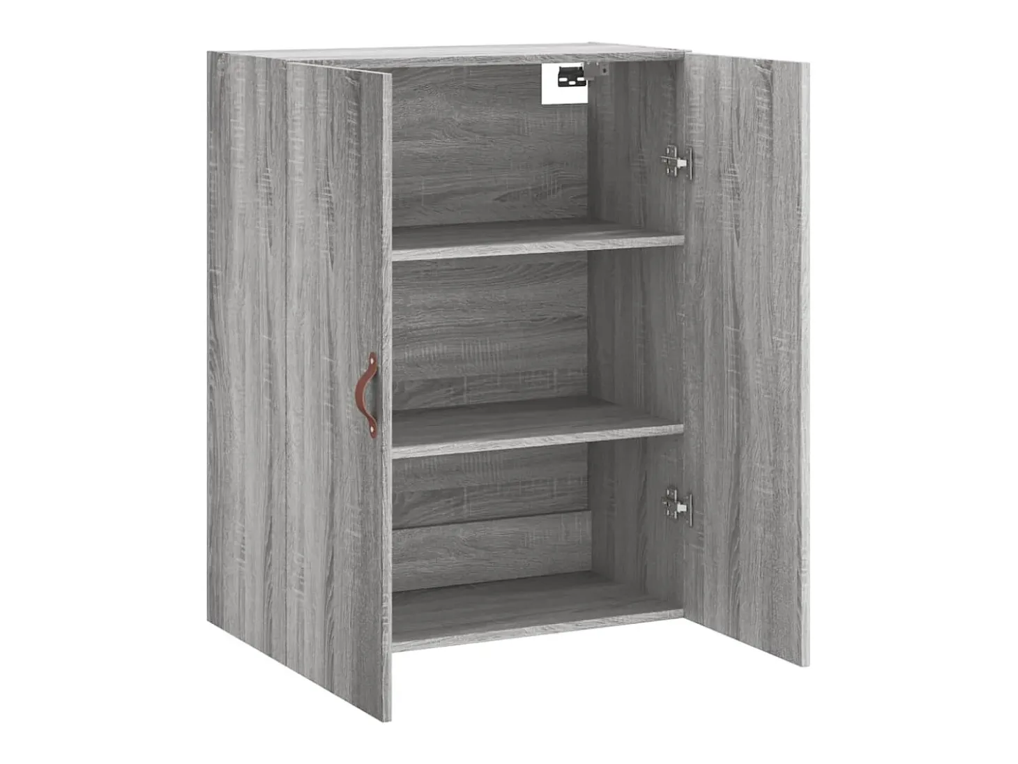 Armario de pared Sonoma gris 69,5x34x90 cm
