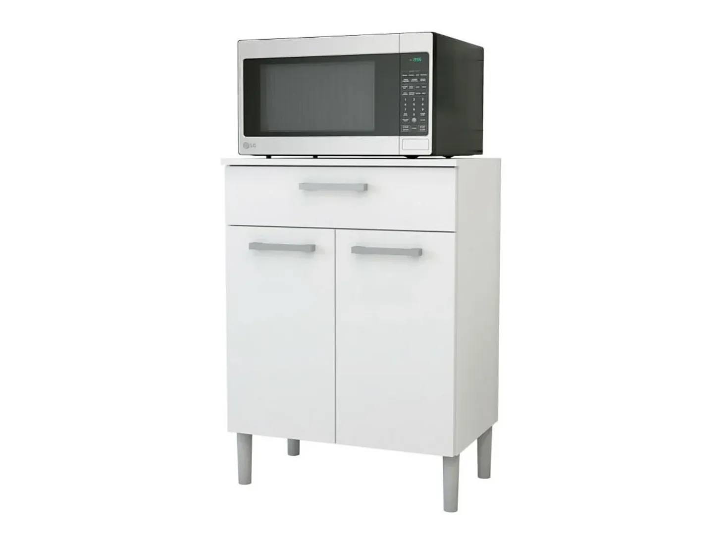Armario Hogar 2 Puertas - 1 Cajón 84X61X39 Blanco