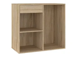 Armario maquillaje madera contrachapada roble Sonoma 80x40x75cm
