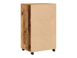 Armario rodante de madera antigua 55x40x91 cm madera de ingeniería