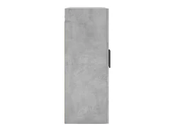 Armarios de pared 2 piezas gris hormigón 69,5x34x90 cm