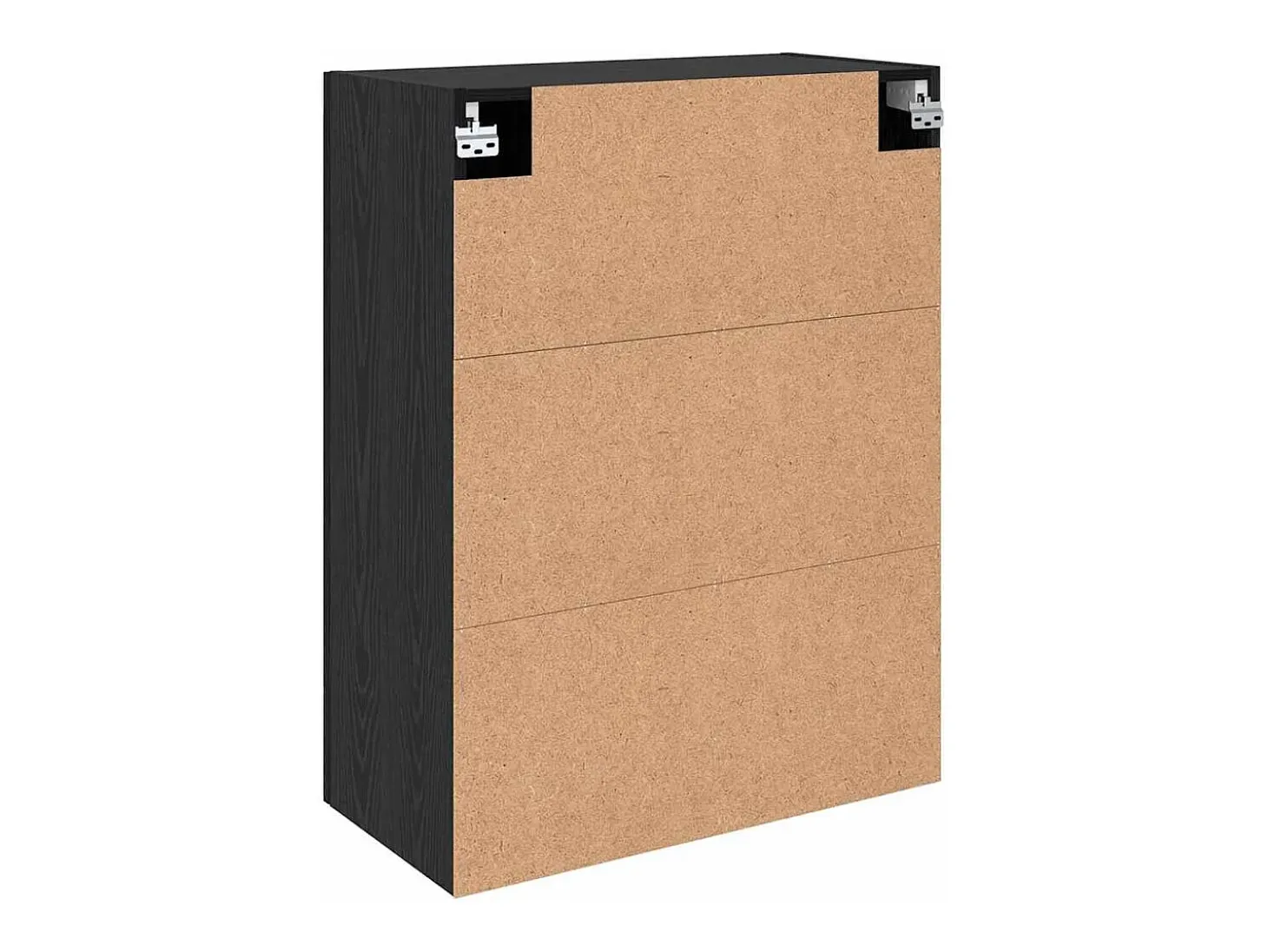 Armarios de pared 2 piezas Roble Negro 69,5 x 34 x 90 cm