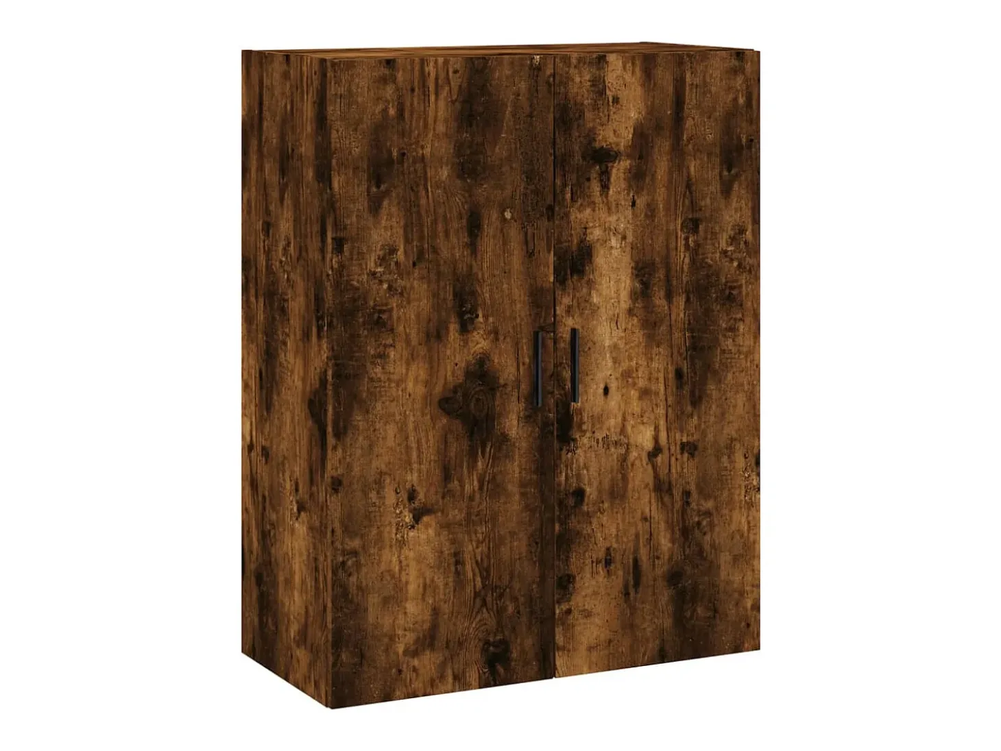 Armarios de pared 2 piezas roble ahumado 69,5x34x90 cm