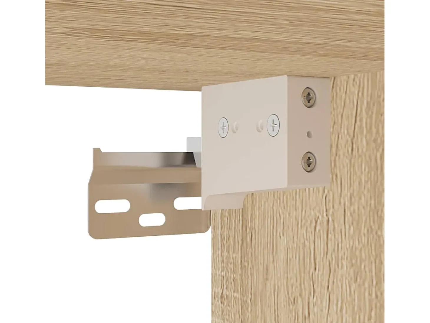 Armarios de pared 2 uds madera de ingeniería roble Sonoma