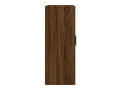 Armarios de pared 2 unidades madera de ingeniería marrón roble