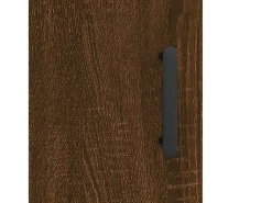 Armarios de pared 2 unidades madera de ingeniería marrón roble