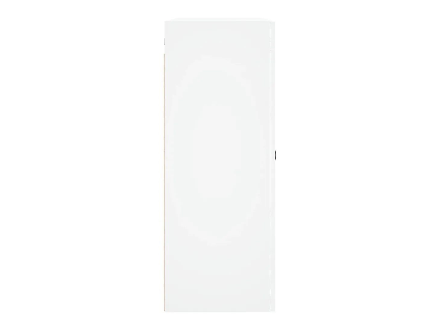 Armarios de pared de 2 piezas, madera de ingeniería blanca