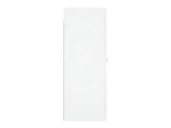 Armarios de pared de 2 piezas, madera de ingeniería blanca