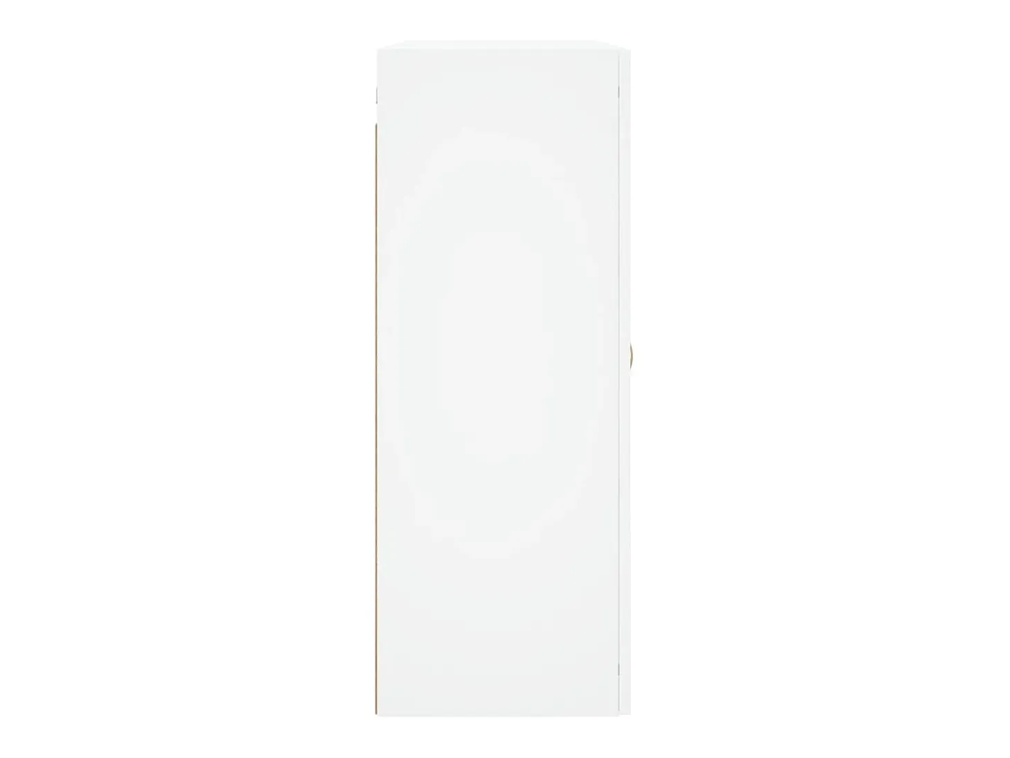 Armarios de pared de 2 piezas, madera de ingeniería blanca