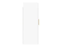 Armarios de pared de 2 piezas, madera de ingeniería blanca