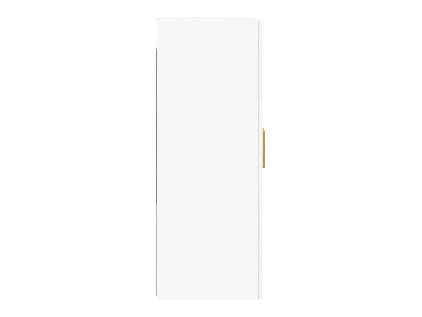 Armarios de pared de 2 piezas, madera de ingeniería blanca