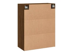 armarios de pared de madera de ingeniería de color marrón roble