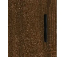 armarios de pared de madera de ingeniería de color marrón roble