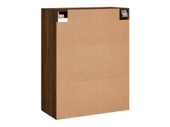 armarios de pared de madera de ingeniería de color marrón roble