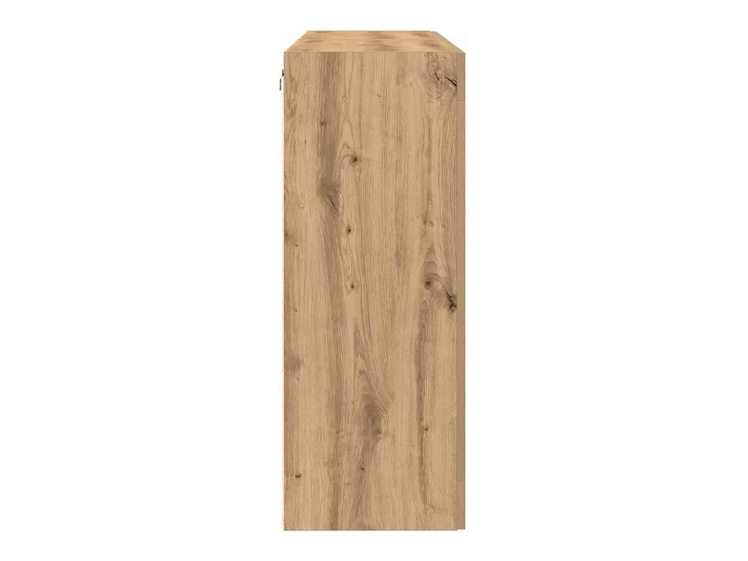Armarios de pared de roble de 2 piezas hechos a mano de 69,5 x 34 x 90 cm de madera de ingeniería