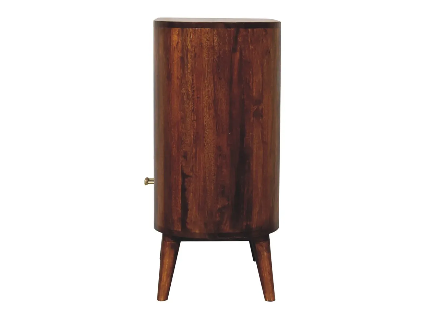 Artisan Furniture Madera maciza Armario abierto con barra en T Cortez Chestnut