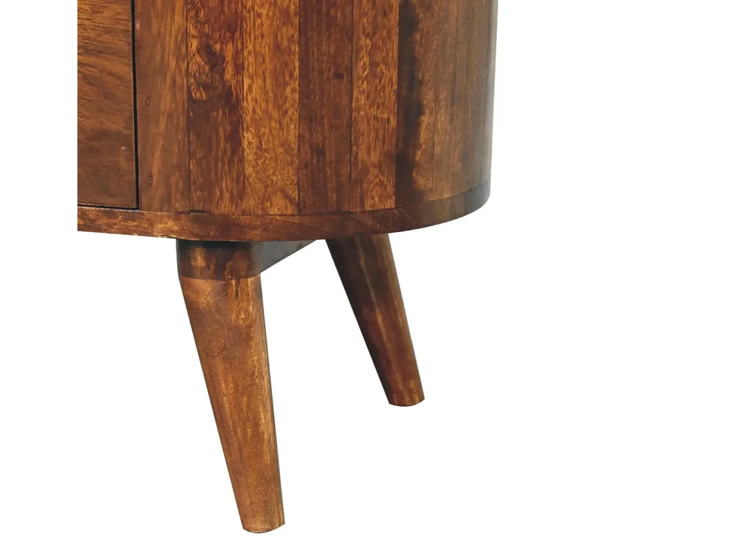 Artisan Furniture Madera maciza Armario abierto con barra en T Cortez Chestnut