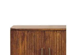 Artisan Furniture Madera maciza Aparador mini Solis acanalado