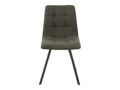 Babette silla de metal y tela gris oscuro L 54 cm