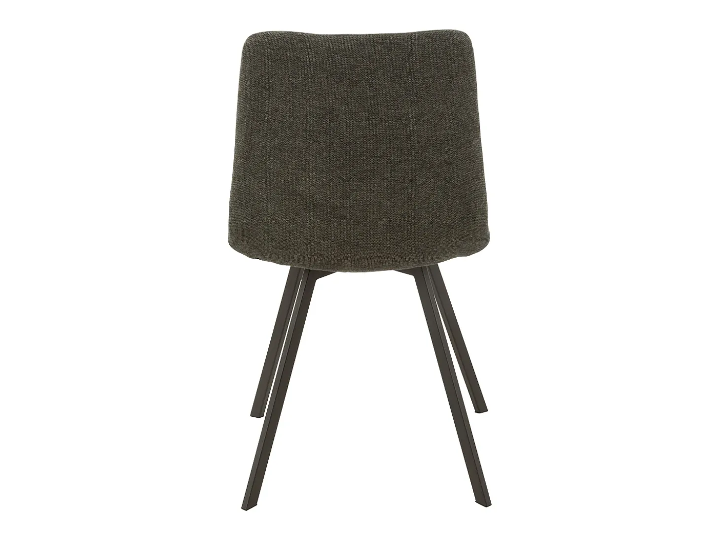 Babette silla de metal y tela gris oscuro L 54 cm