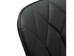 Barra elevable - 2 negras, acolchado diamante 'piel de gato'