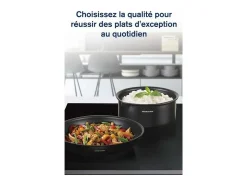 Batería de cocina - Aluminio - Antiadherente - 6 piezas