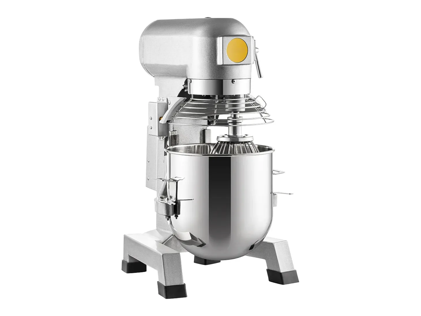 Batidora de pie de acero inoxidable SucceBuy, batidora de masa comercial SucceBuy de 30 cuartos, 3 velocidades, 1100 W