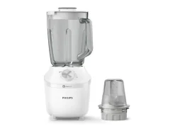 Batidora Serie 3000 HR2291/20 - Vaso de vidrio - 1,25 L - 2 velocidades - 600 W - Blanca