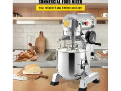 Batidora SucceBuy, Batidor de Pie Comercial, 14 L, 500 W, Batidor Eléctrico Comercial, con 3 Velocidades Ajustables