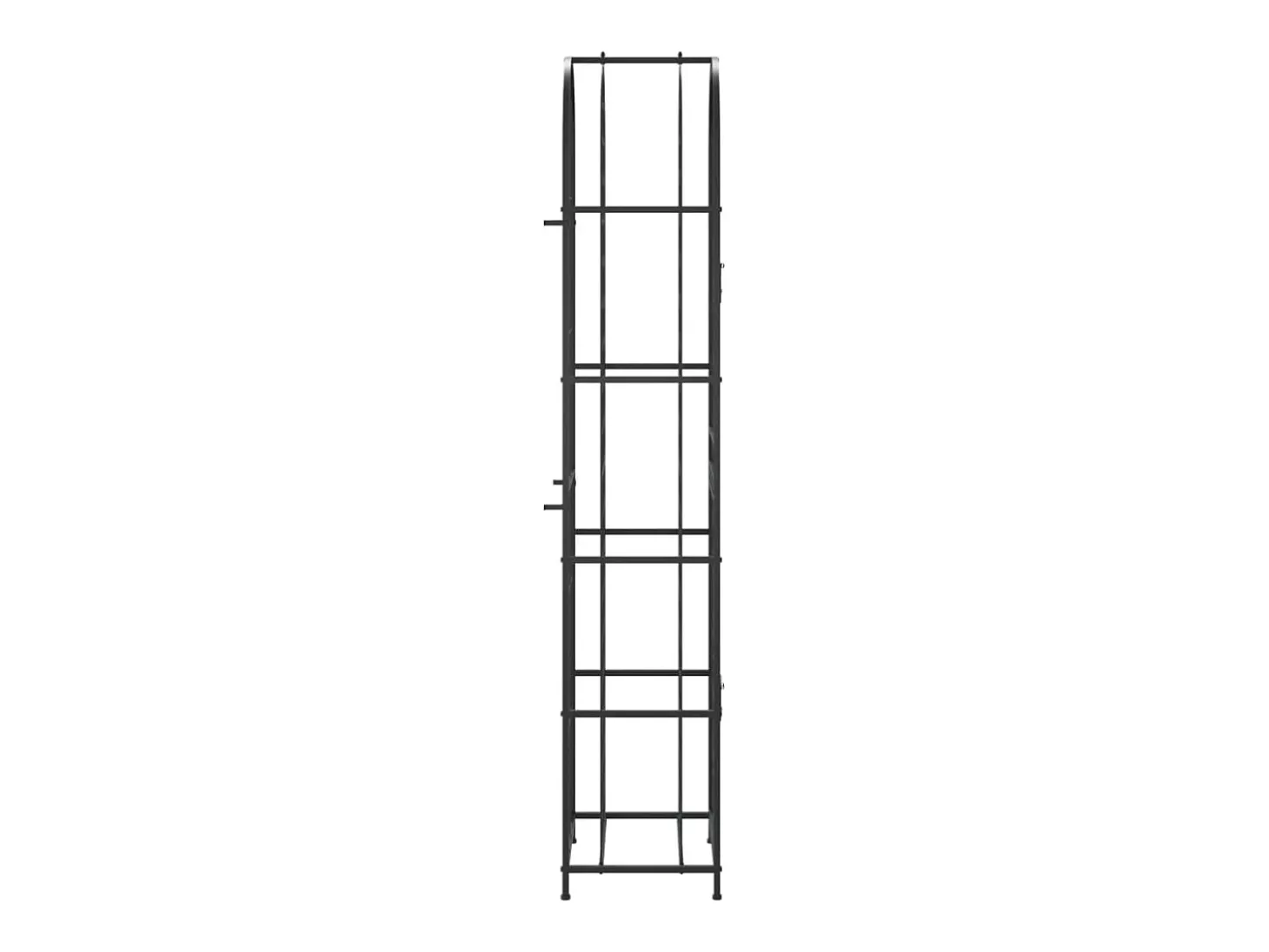 Botellero para 73 botellas hierro forjado negro 45x36x200 cm ES851466