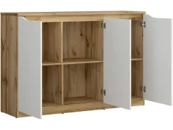 Bufé 3 puertas June Blanco y Madera