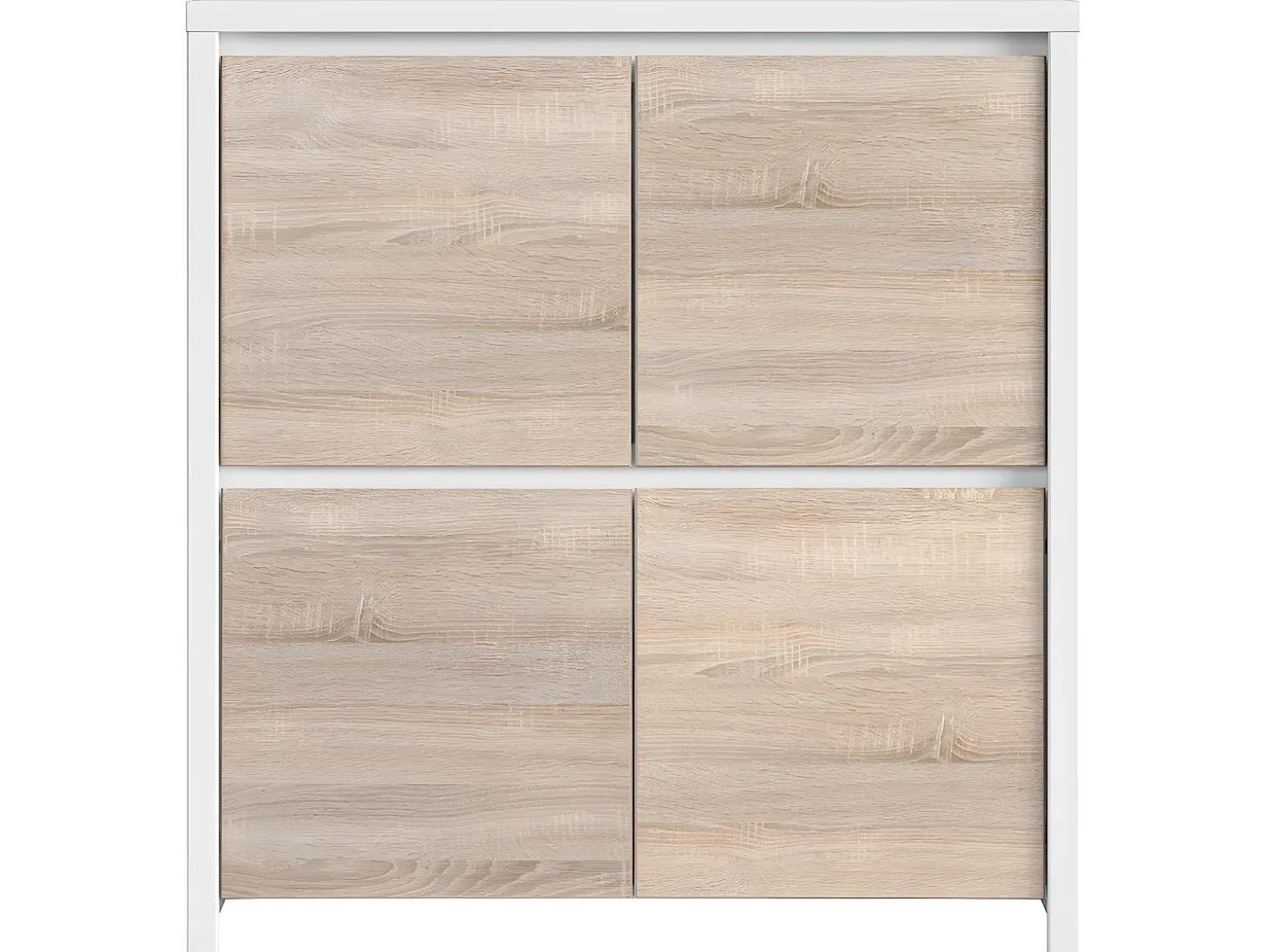 Bufé 4 puertas Soren Blanco y Madera